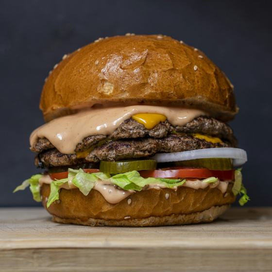 Cheese burger FADL FOOD